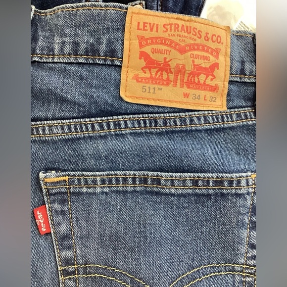 Levis 511 Mens Jeans 34/32 - Picture 3 of 11